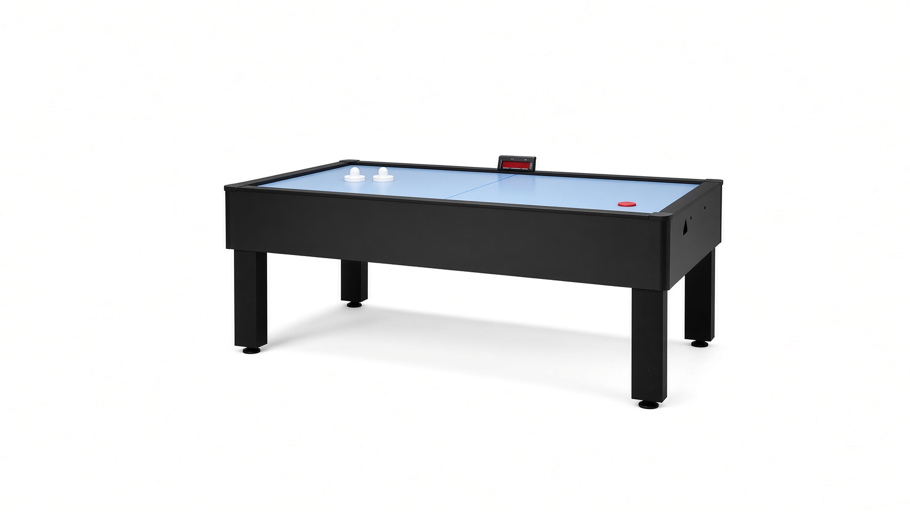 Gold Standard Games Home Pro Elite air hockey table with blue playfield assembled by DR Assembly in Florida