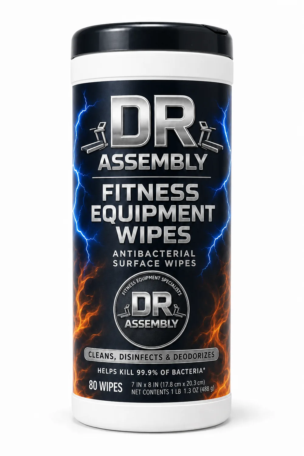 DR Assembly Fitness Equipment Wipes