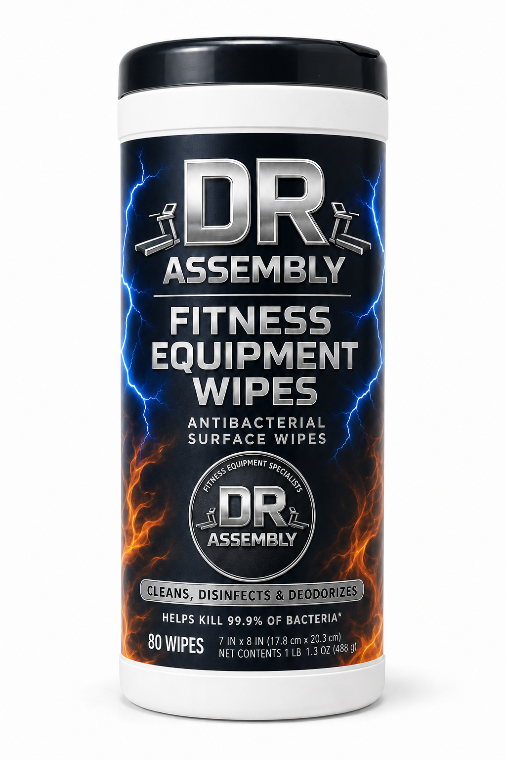 DR Assembly Fitness Equipment Wipes