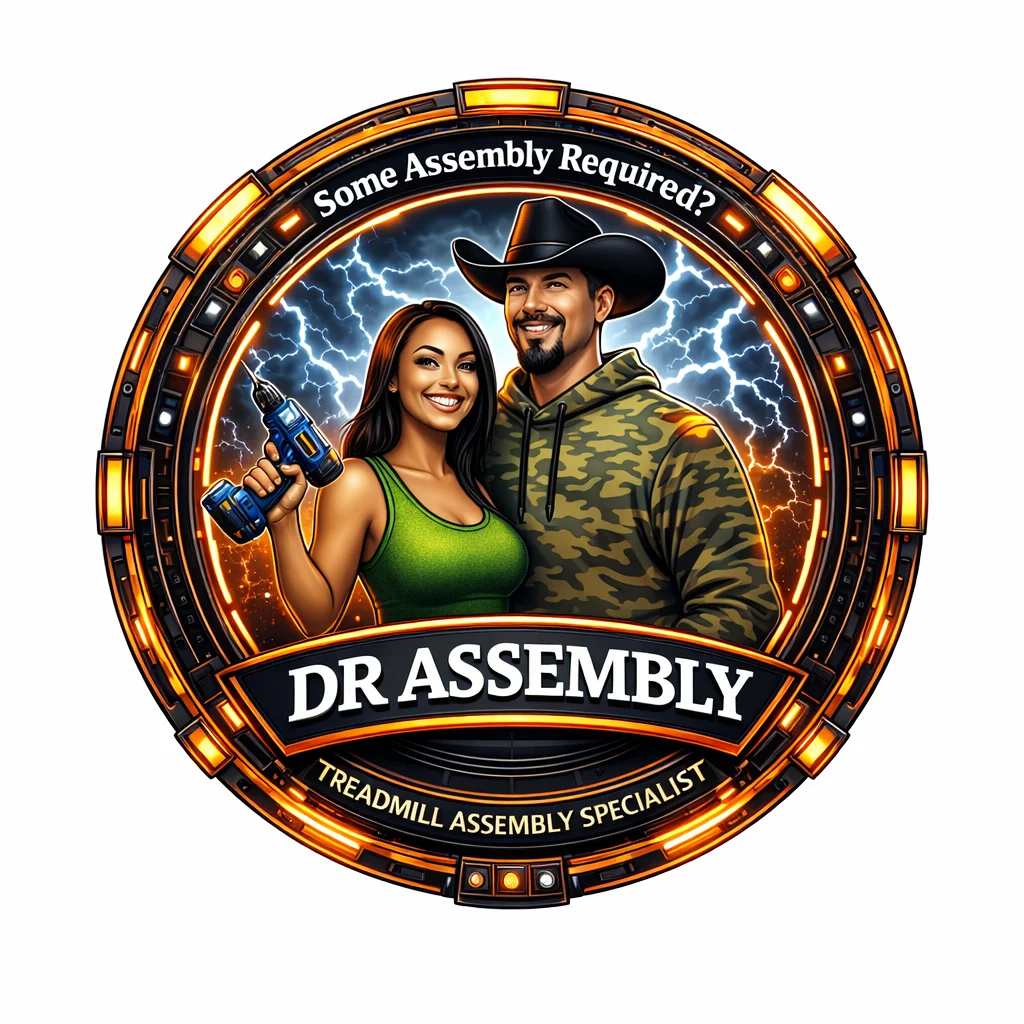 Sweet N Savage Assembly emblem — Nathan and Johanna in cowboy hats with DR Assembly branding